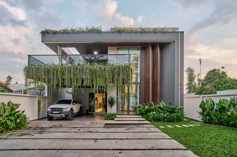 THIẾT KẾ LỐI VÀO BIỆT THỰ THU HÚT SINH KHÍ