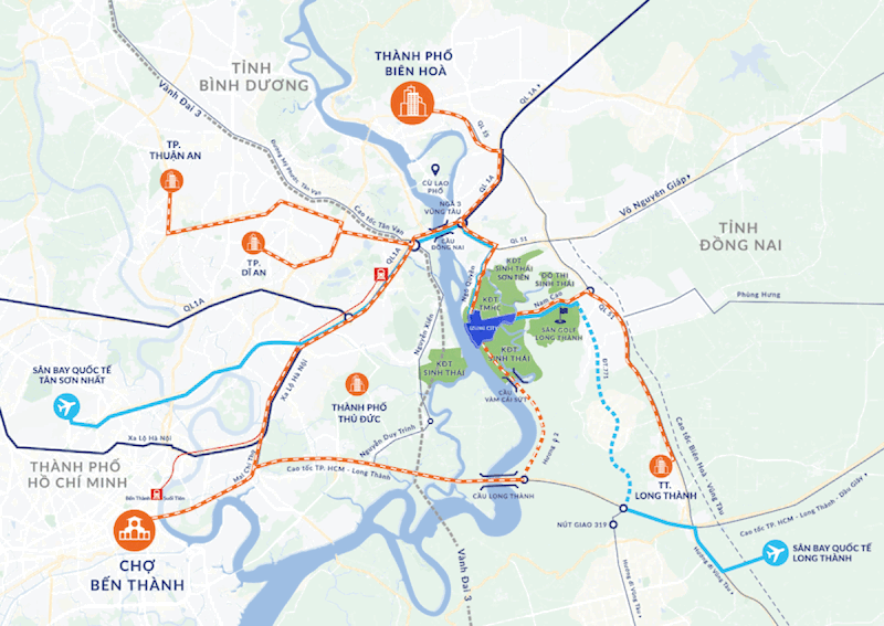 Vị Trí Kết Nối của Izumi City